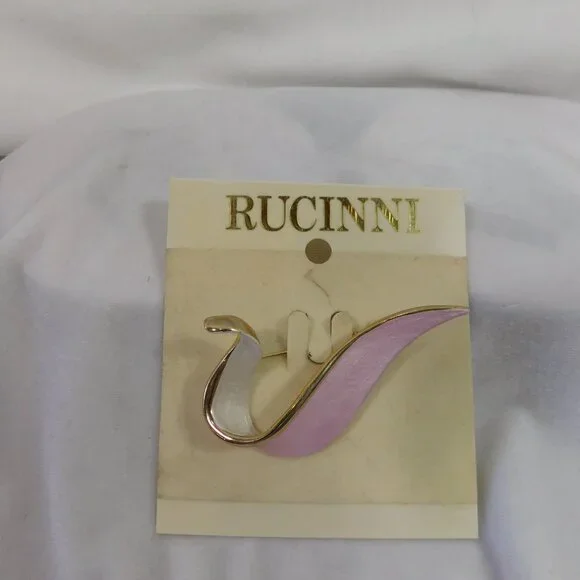 Ladies Rucinni Brooch - Picture 2 of 3